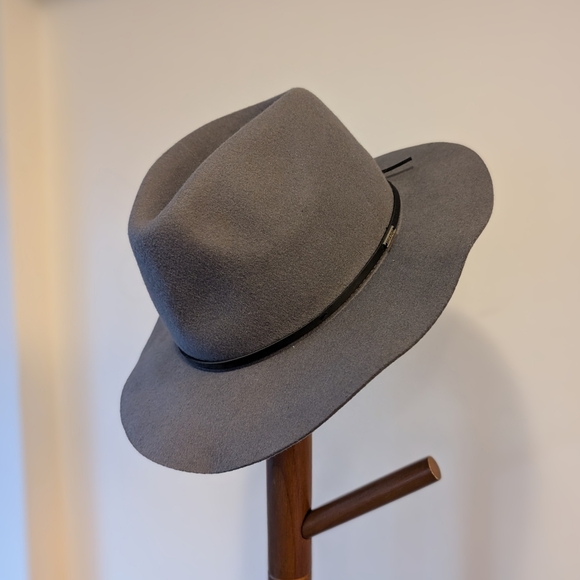 Grey Brixton Fedora Size M - Picture 3 of 3